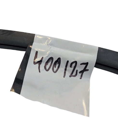 Black cable with a white label displaying '400127' on a white background